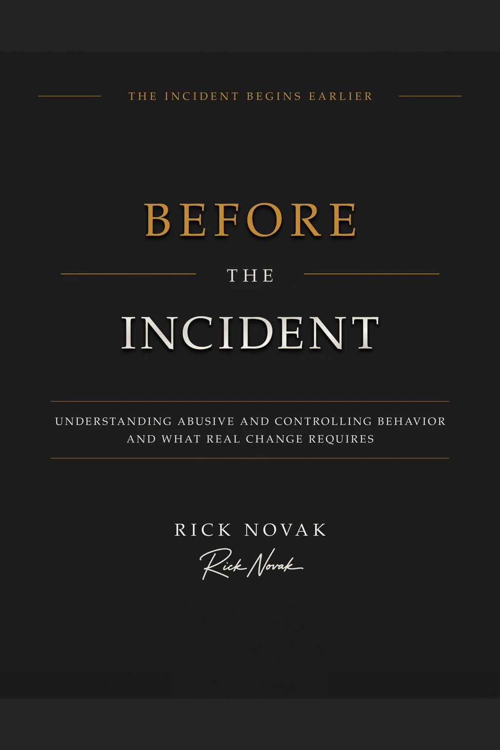 Before the Incident cover
